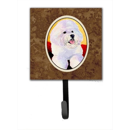 Jensendistributionservices 4.25 x 6 in. Bichon Frise Leash Or Key Hook MI1713261